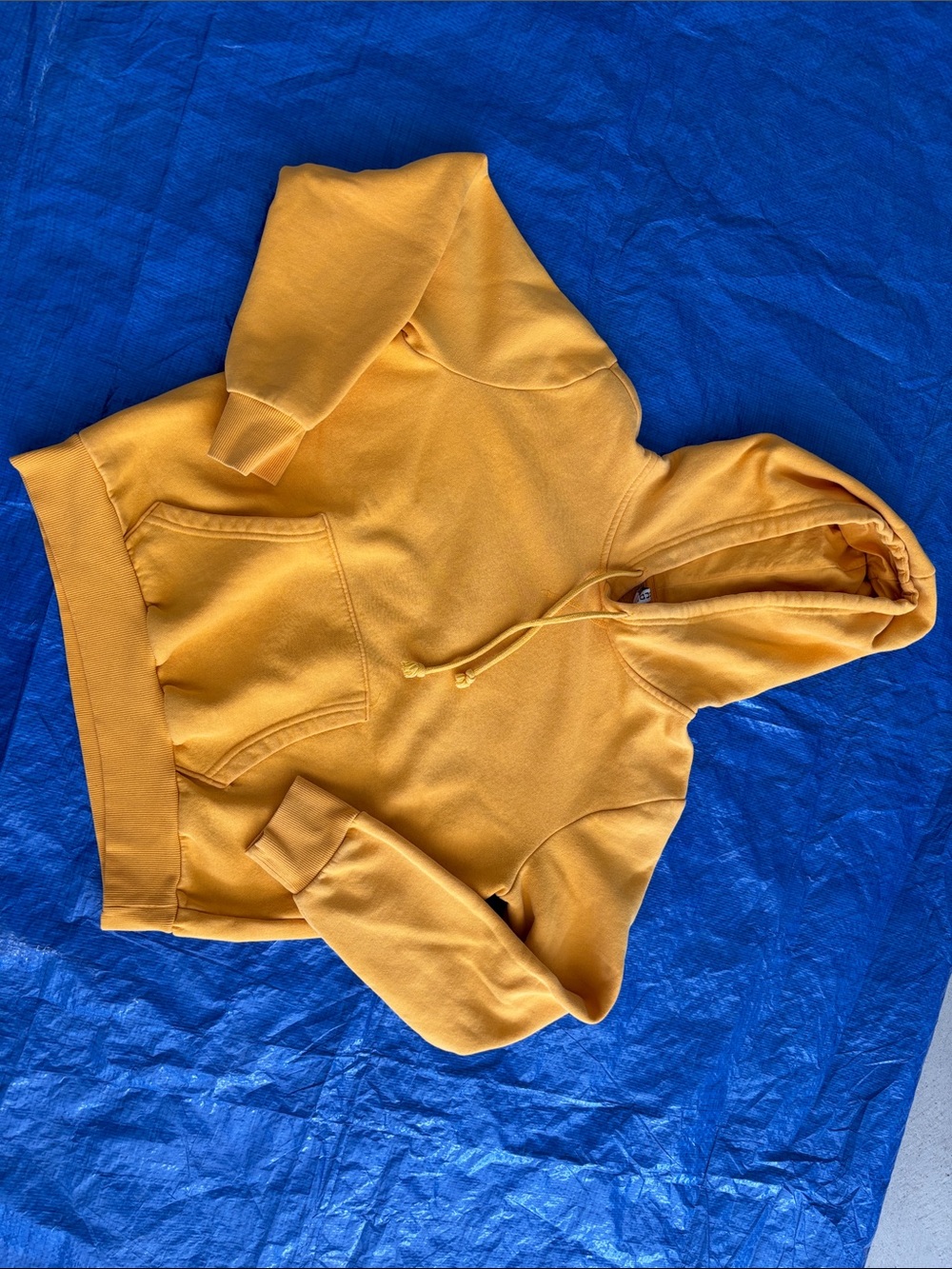 H&M Yellow Hooded Sweatshirt